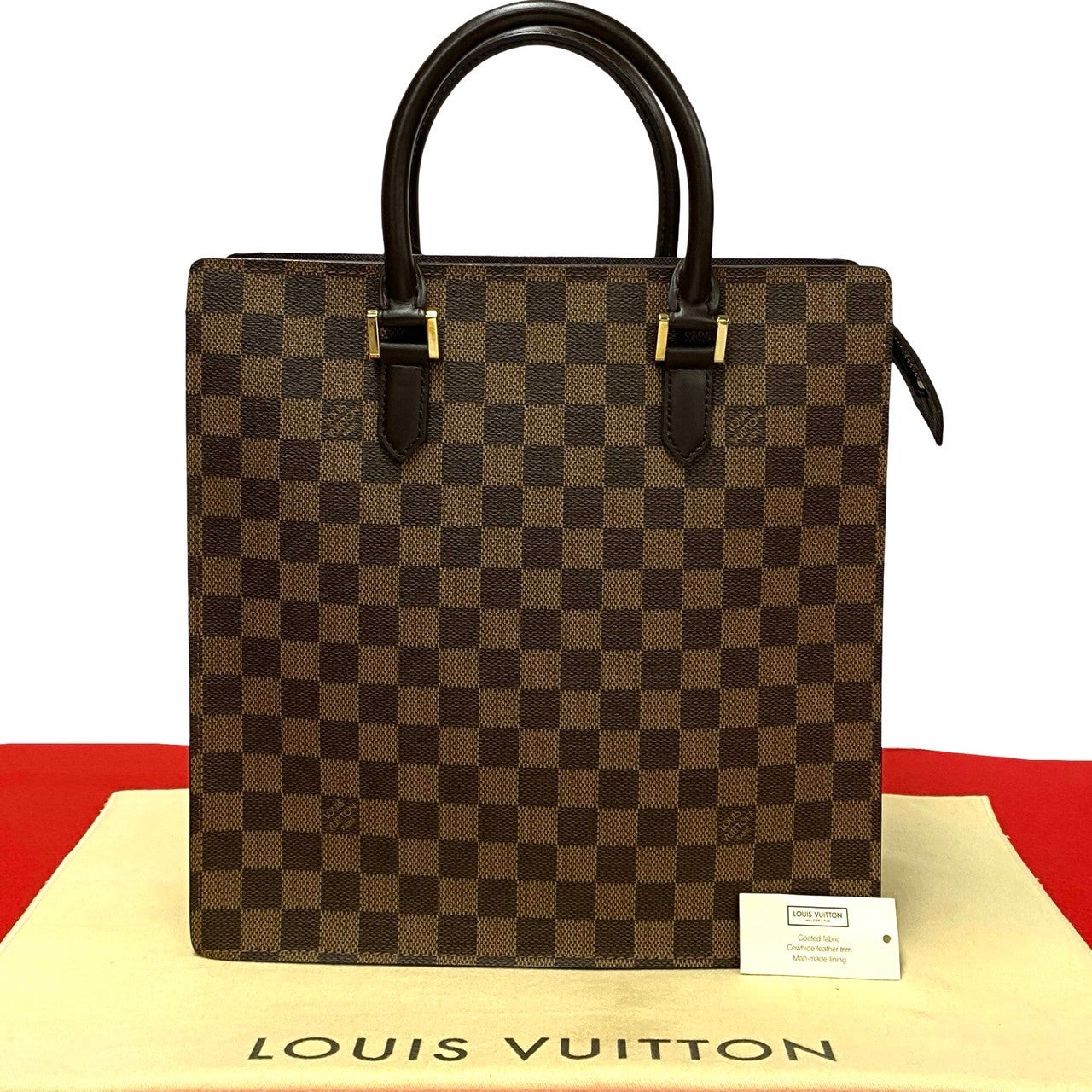 Louis Vuitton N51145 Damier Venice PM Leather Brown Handbag