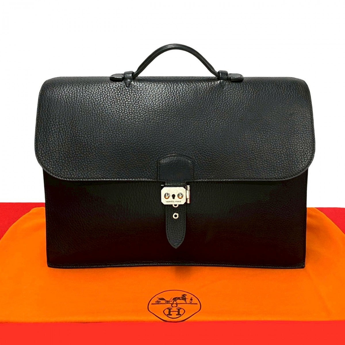 Hermes Business Bag Fjord Sac Adepesh Mens Black Travel Bag