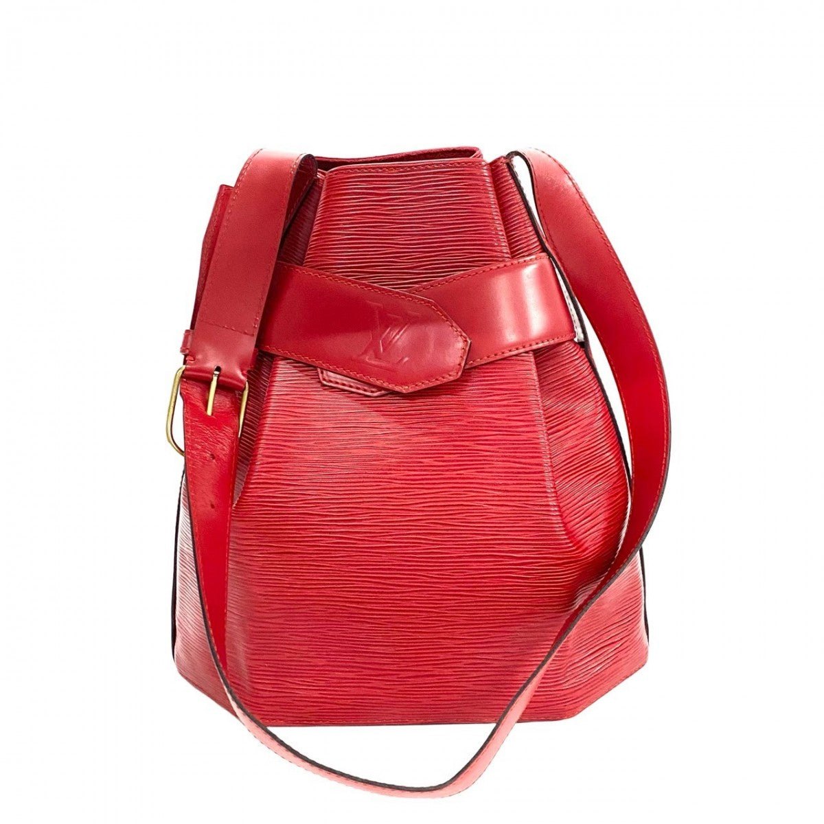 Louis Vuitton M80207 Epi Sac de Leather Red Shoulder Bag