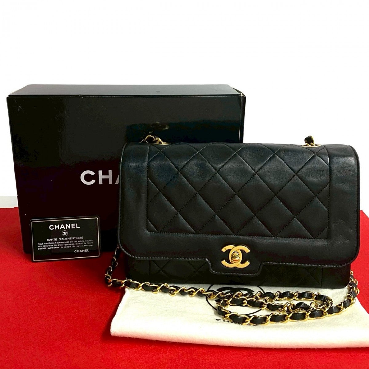 Chanel lambskin COCO Mark Matrasse Black Shoulder Bag 250327Mnj23 2