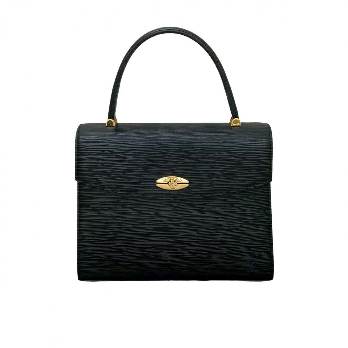 Louis Vuitton M52372 Epi Malesherbes Leather Black Handbag