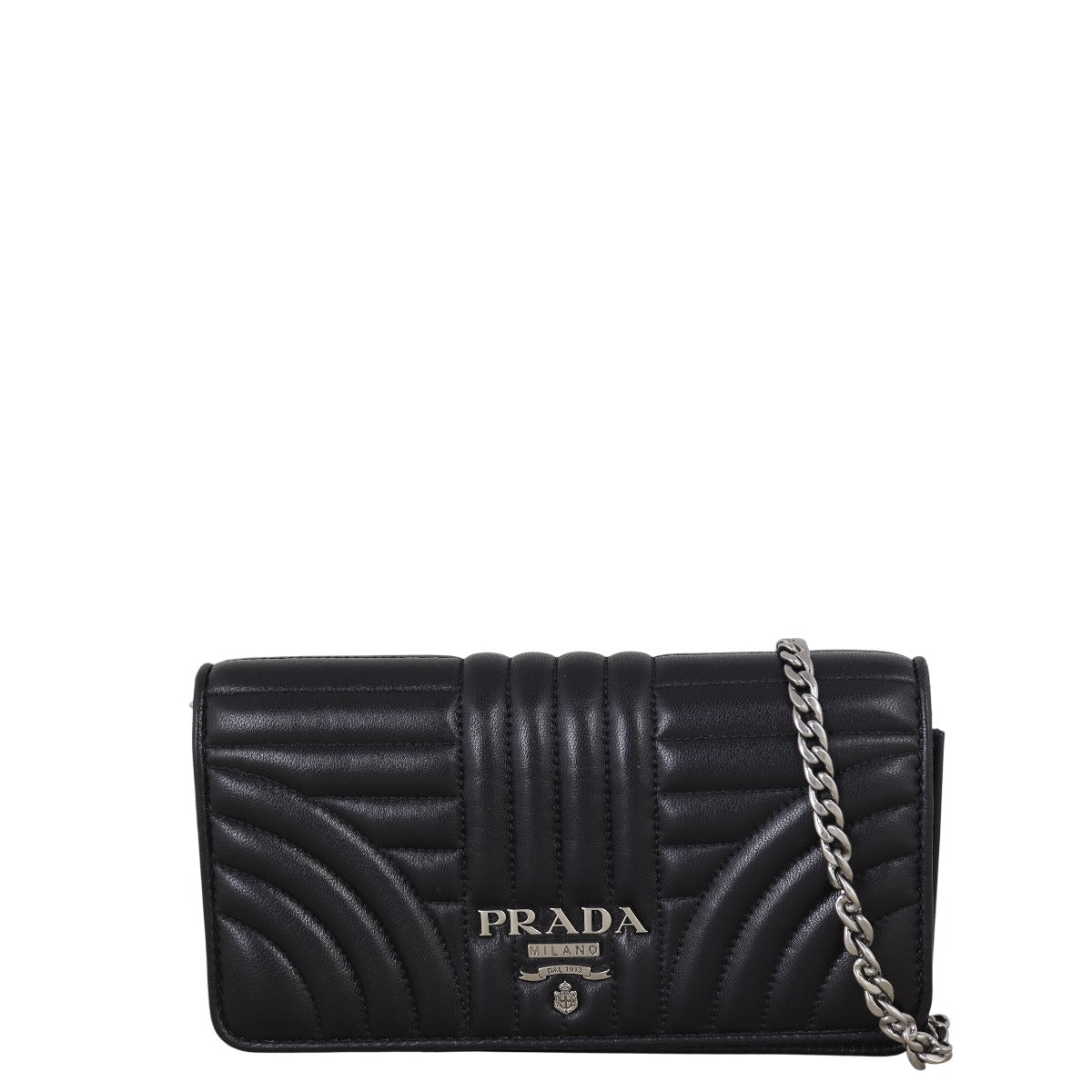 Prada Diagramme Nappa Shoulder Bag Mini