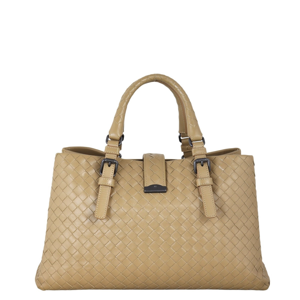 Bottega Veneta Intrecciato Roma Shoulder Bag Small