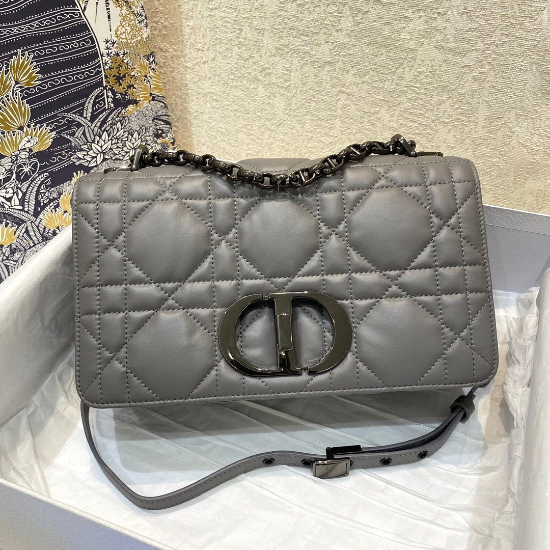 Metop Qualityum Caro Padded Macrocannage Grey Gray Crossbody Bag