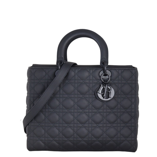 Dior Lady Ultramatte Handbag Large Travel Bag