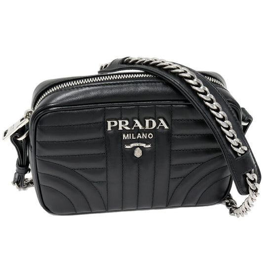 Prada Diagramme Soft Calf Shoulder Bag