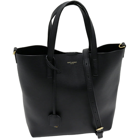 YSL Saint Laurent Shopping Bag Calfskin 2Way Tote Bag Toy
