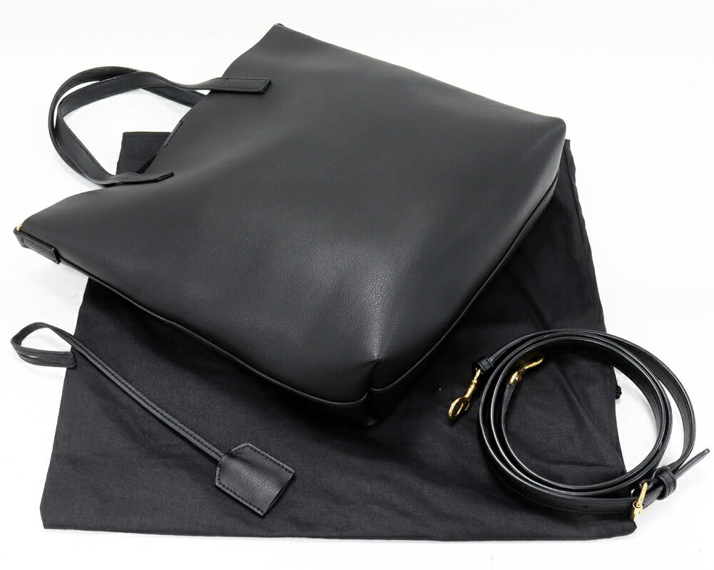 YSL Saint Laurent Shopping Bag Calfskin 2Way Tote Bag Toy