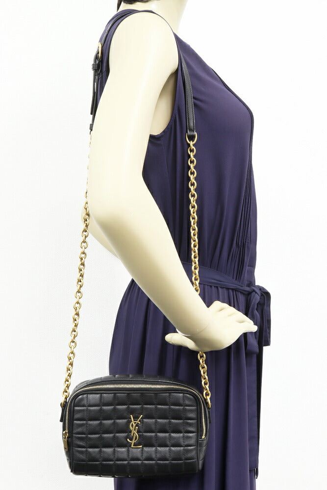 YSL Saint Laurent Cassandra Matelass Carr Camera Bag Shoulder Bag Lambskin
