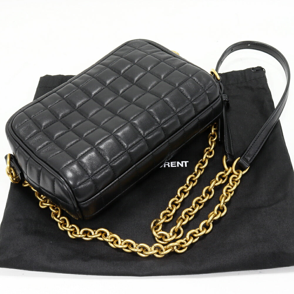 YSL Saint Laurent Cassandra Matelass Carr Camera Bag Shoulder Bag Lambskin