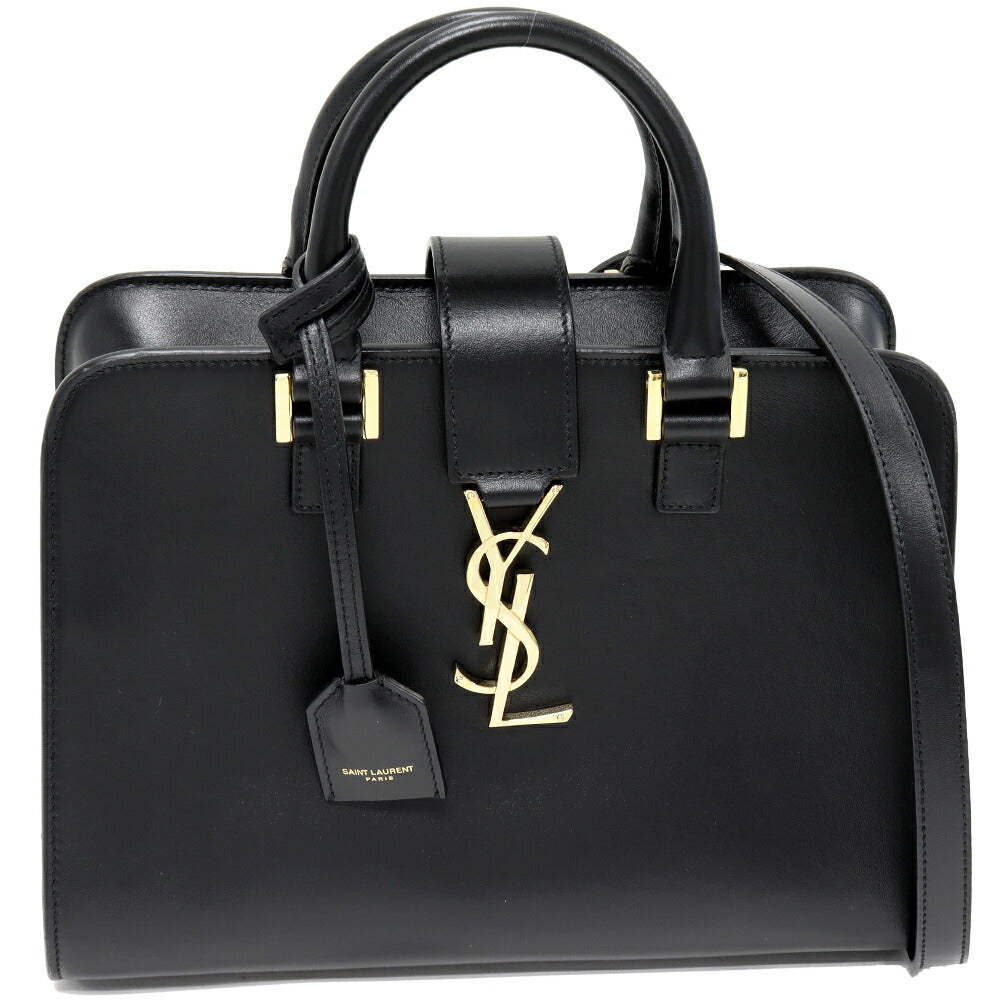 YSL Saint Laurent Paris Cabas Calf 2Way Bag Baby Travel Bag