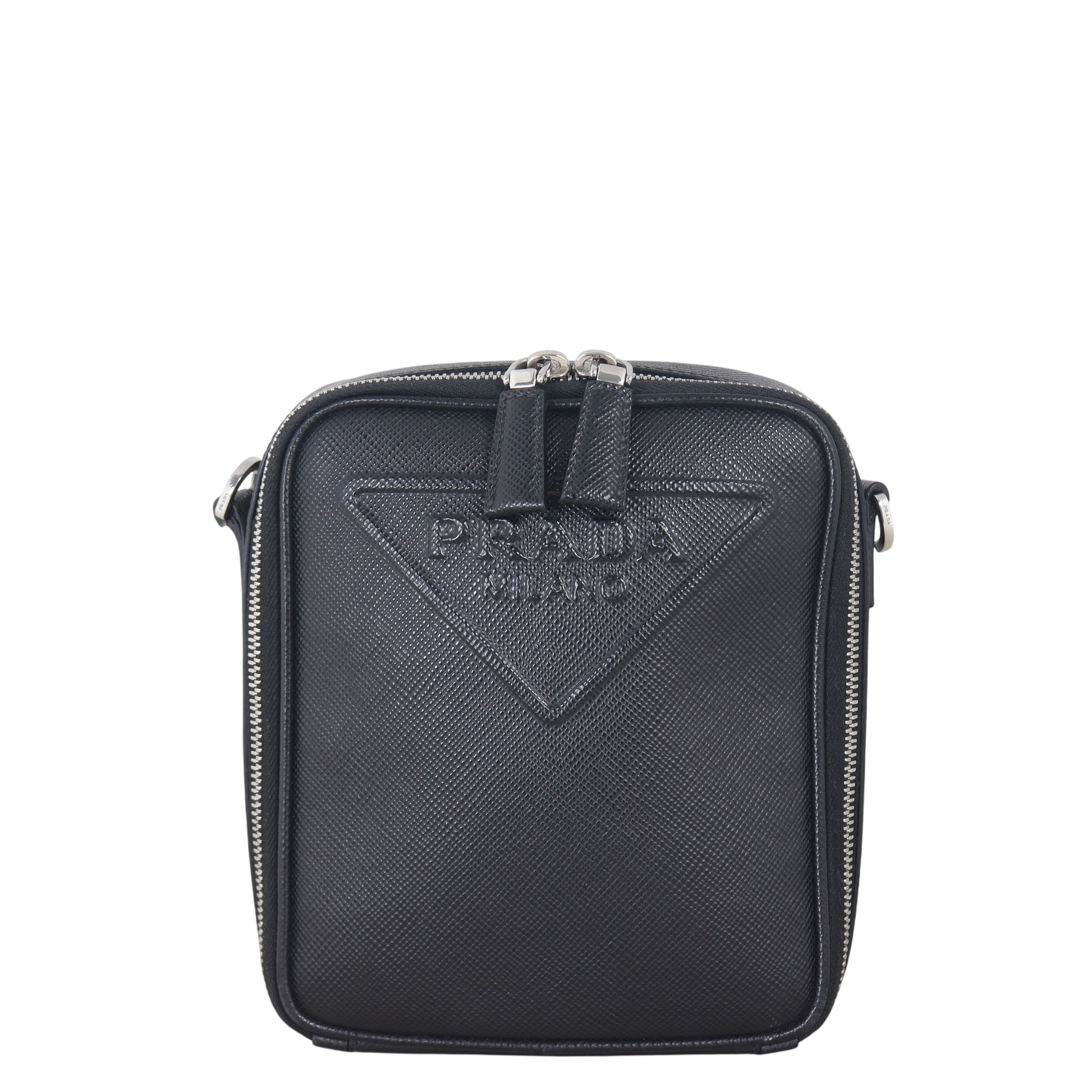 Prada Saffiano Lux Crossbody Handbag Crossbody Bag