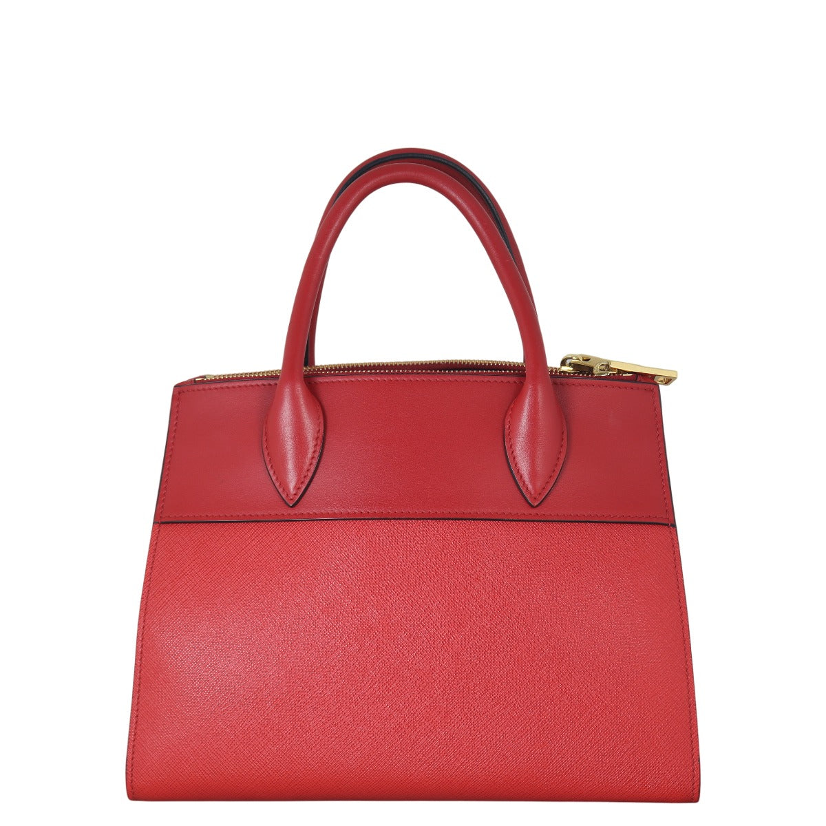 Prada Saffiano City Calf Esplanade Handbag Small Travel Bag