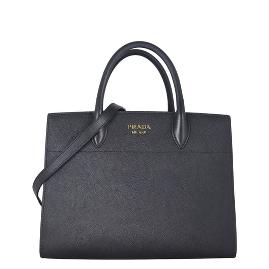 Prada Saffiano Cuir Bibliotheque Bag Travel Bag