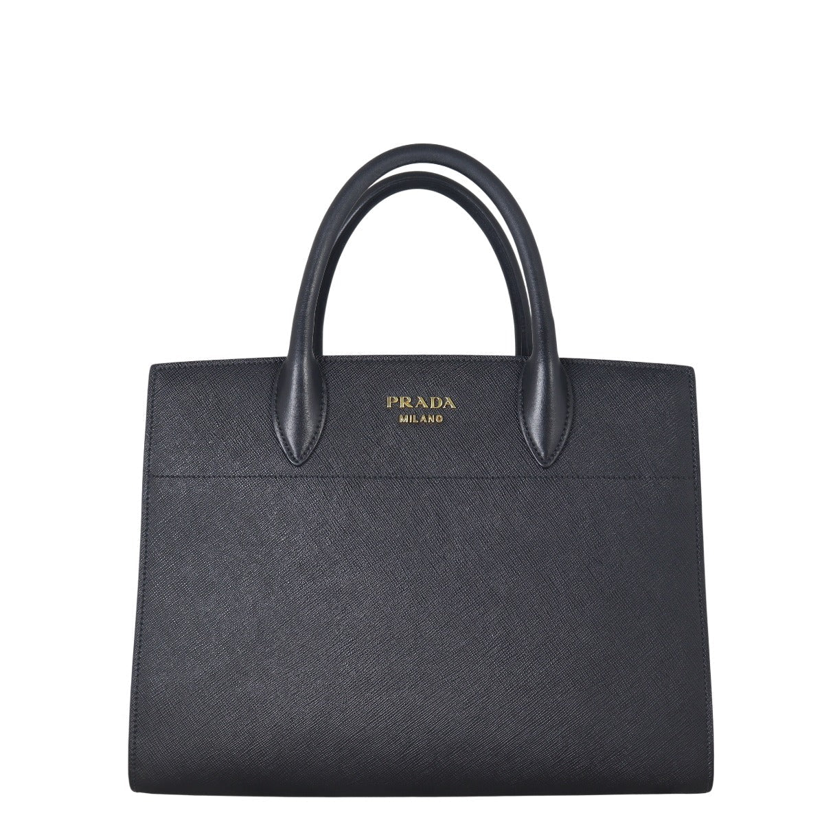 Prada Saffiano Cuir Bibliotheque Bag Travel Bag