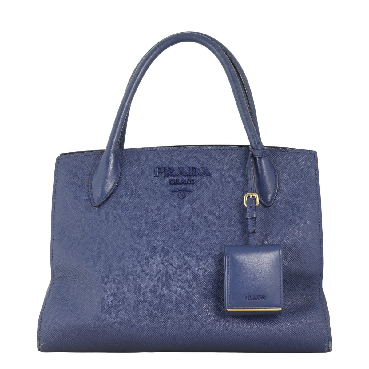Prada Saffiano Cuir Monochrome Bag Medium Travel Bag