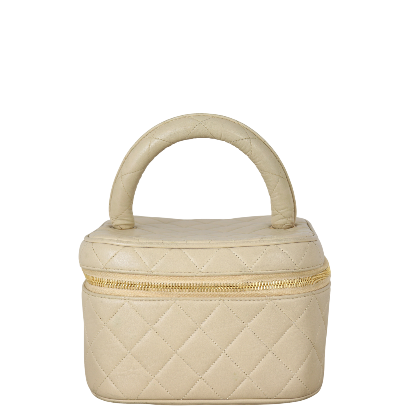 Chanel Vanity Bag Quilted Pink Handbag