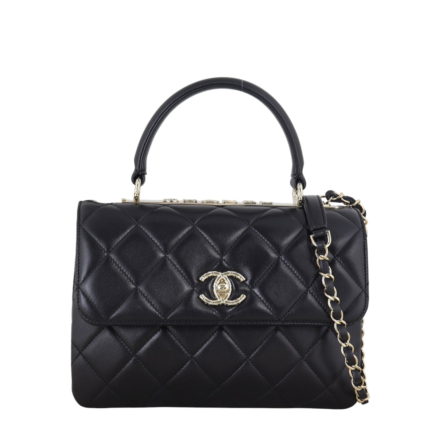 Chanel CC Trendy Handbag Quilted Black Crossbody Bag Small 24112025