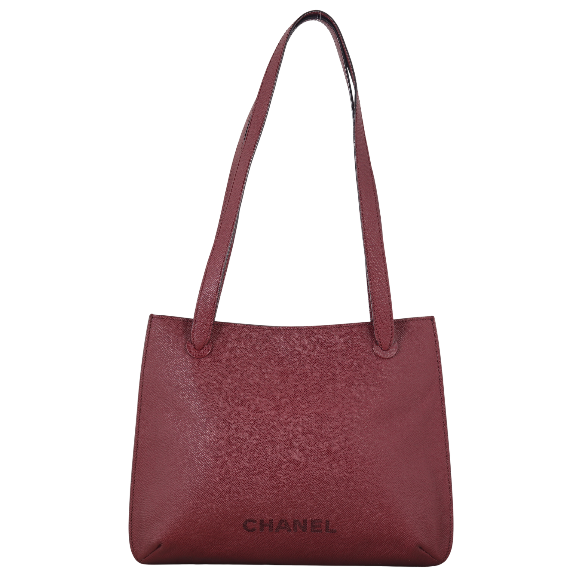 Chanel Shoulder Bag Red Logo