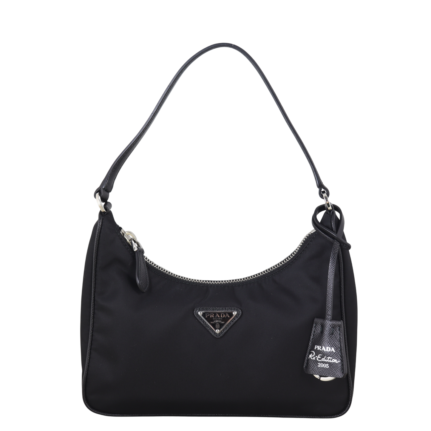 Prada Shoulder Bag Re-Edition Tessuto Bag 2 Nylon Black Mini