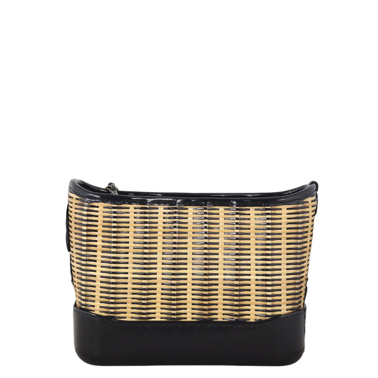 Chanel Gabrielle Hobo Rattan Black Crossbody Bag