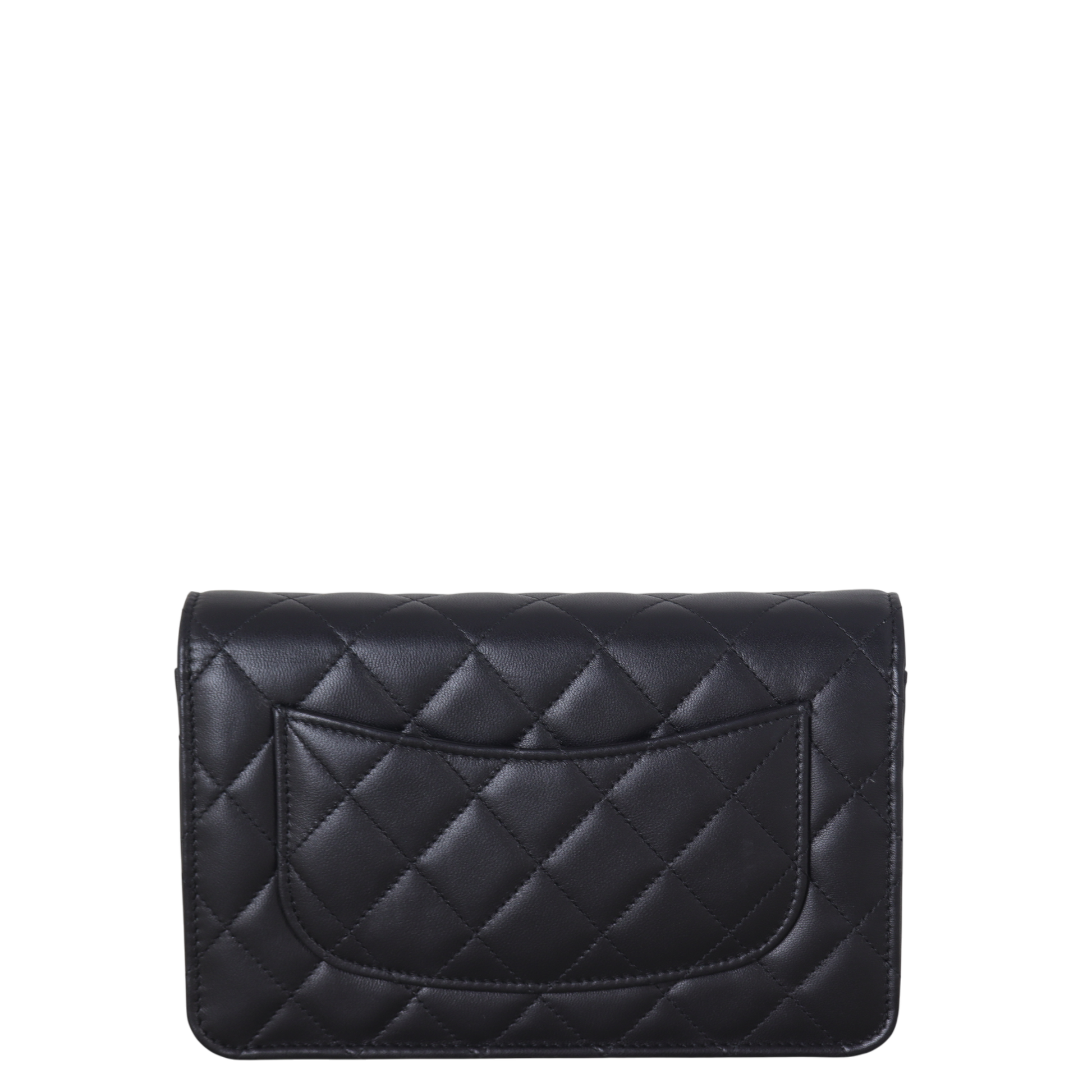 Chanel Classic Wallet on Chain Handbag Quilted Black Crossbody Bag Chain 02122025
