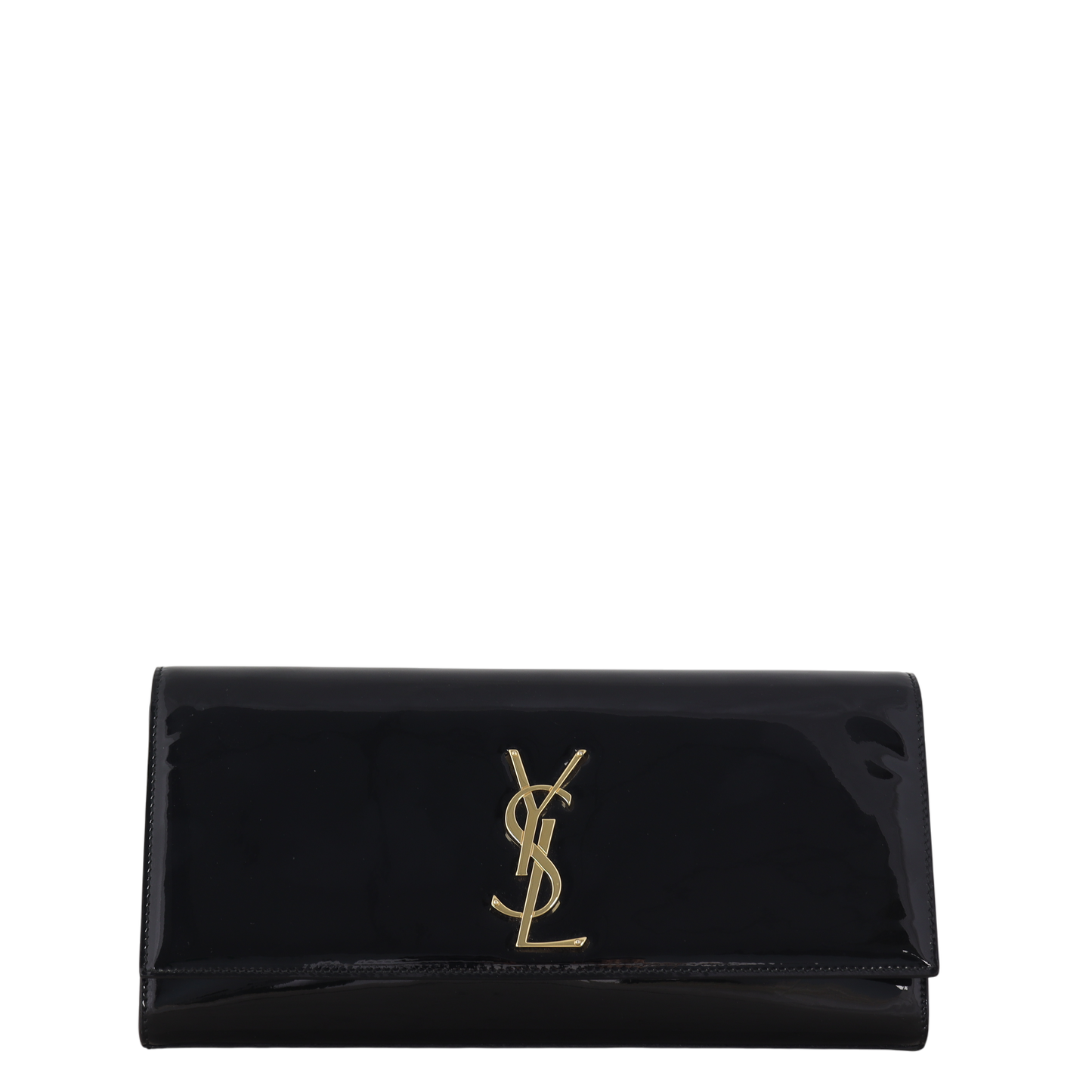 YSL Saint Laurent Kate Clutch Patent Monogram Clutch Bag
