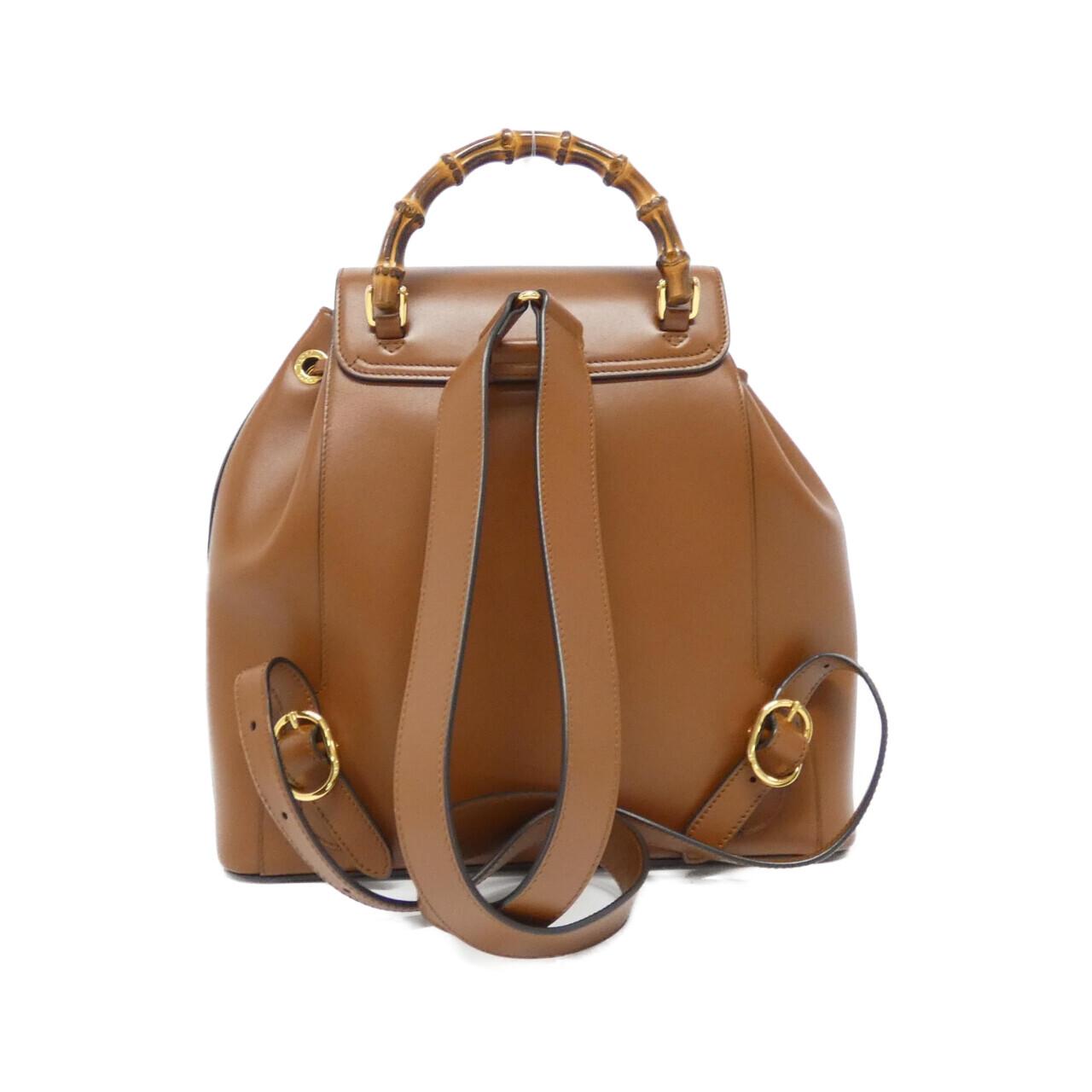 Gucci Backpack Leather Leather Backpack