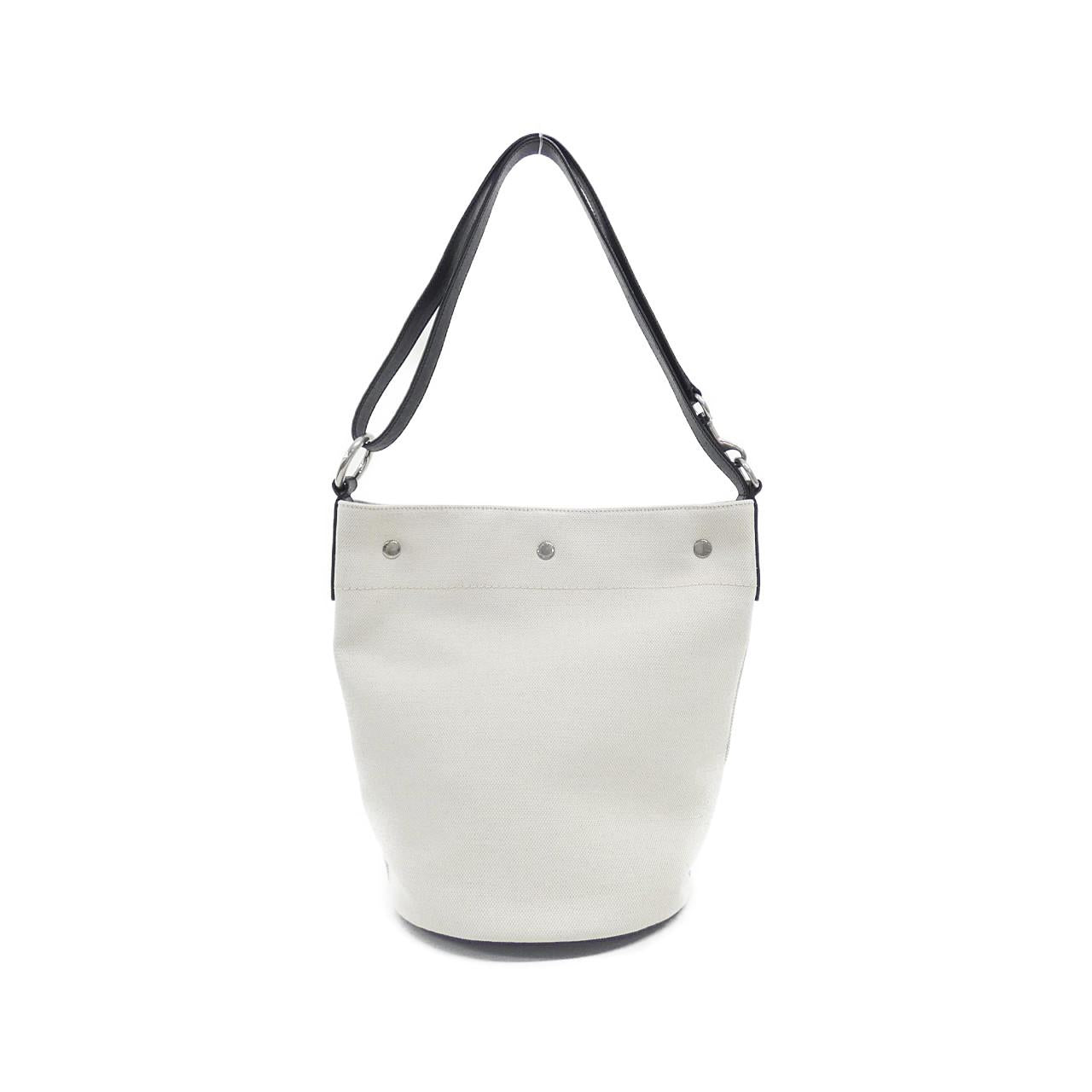 YSL Saint Laurent Shoulder Bag Leather Canvas