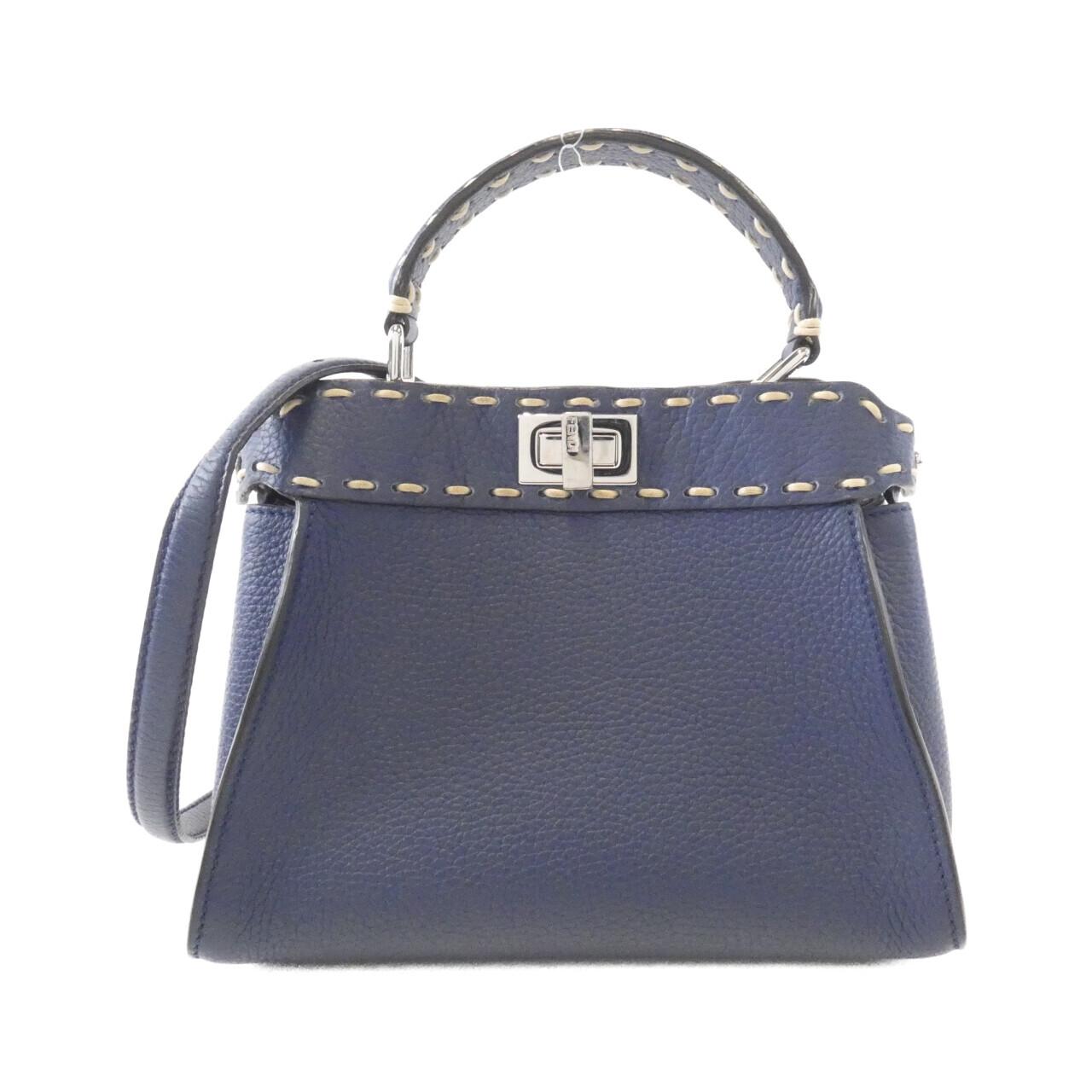 Fendi Selleria Peekaboo Calf Bag Mini Travel Bag