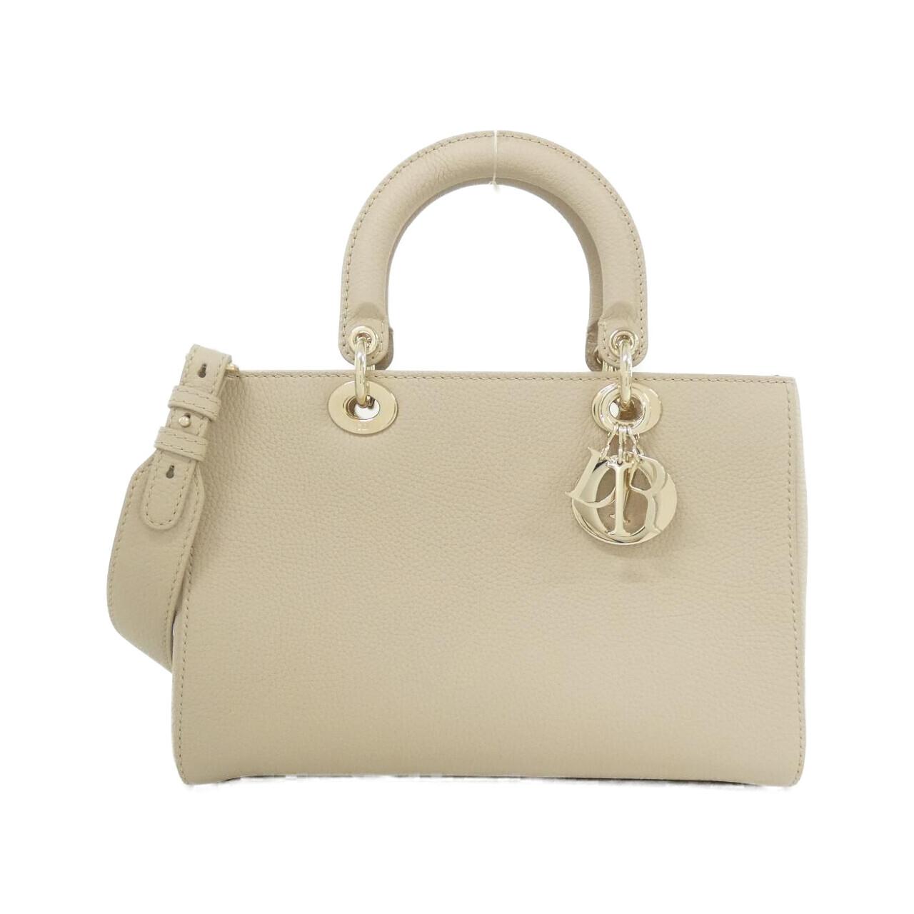 Dior Christian Lady Joy Bag Leather Travel Bag