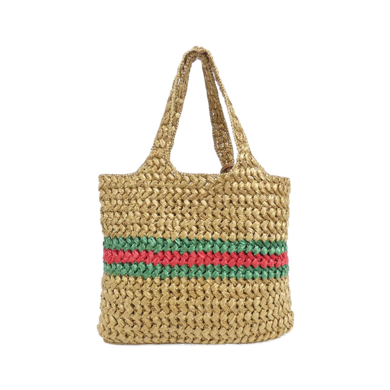 Gucci Fabzc Bag Raffia Travel Bag