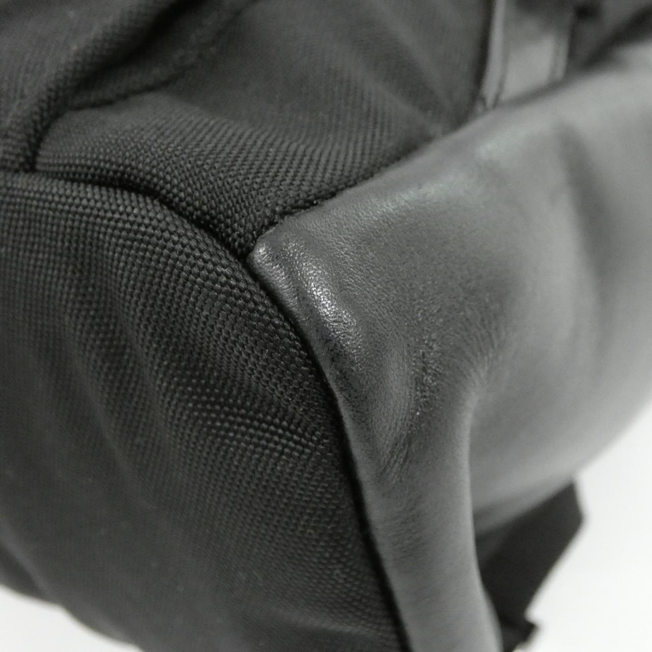 Gucci Backpack Leather Nylon 4