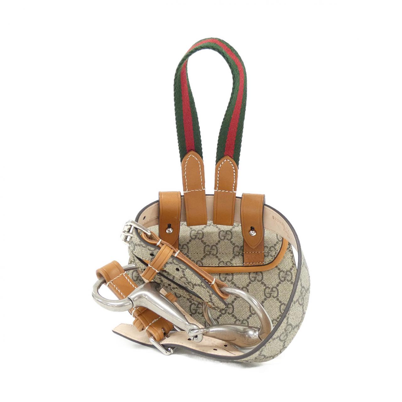 Gucci Bamboo Supreme Waist Bag Canvas Travel Bag