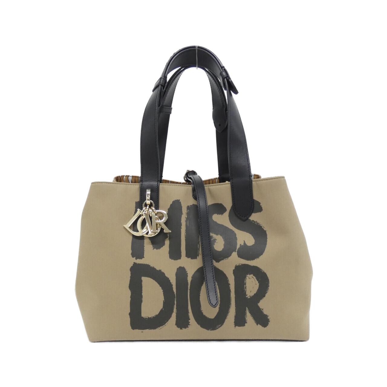 Dior Toujours Cotton Calfskin Bag Travel Bag