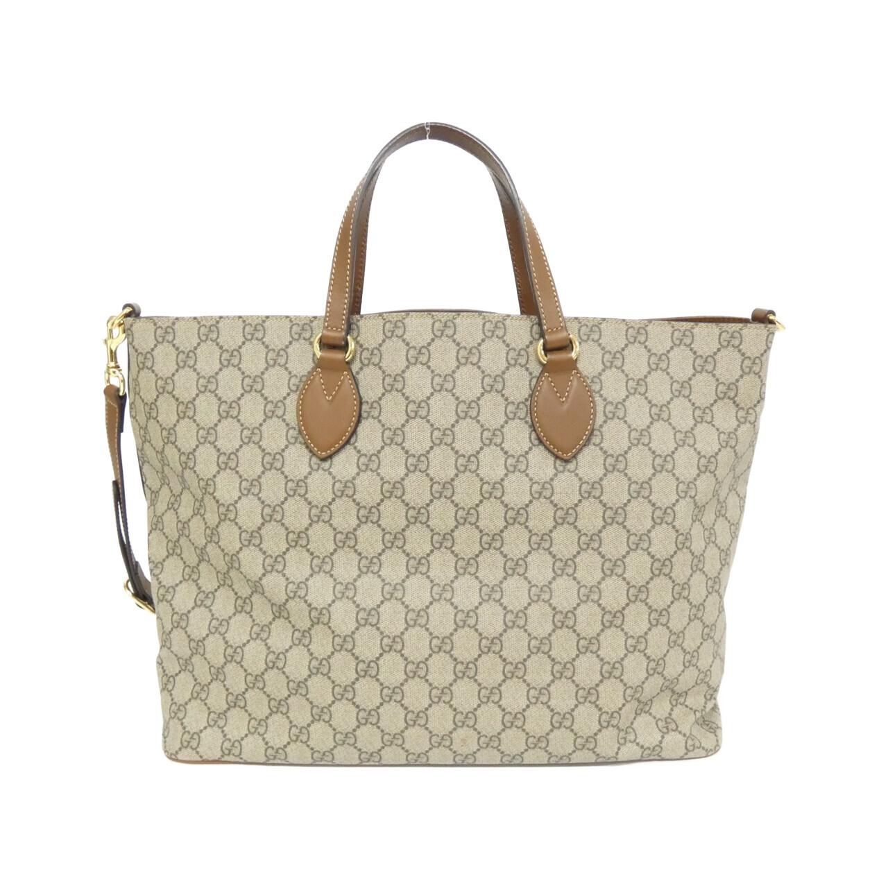 Gucci Soft Supreme Bag Canvas Travel Bag