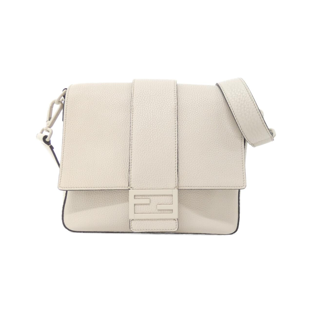 Fendi Baguette Messenger Shoulder Bag Leather