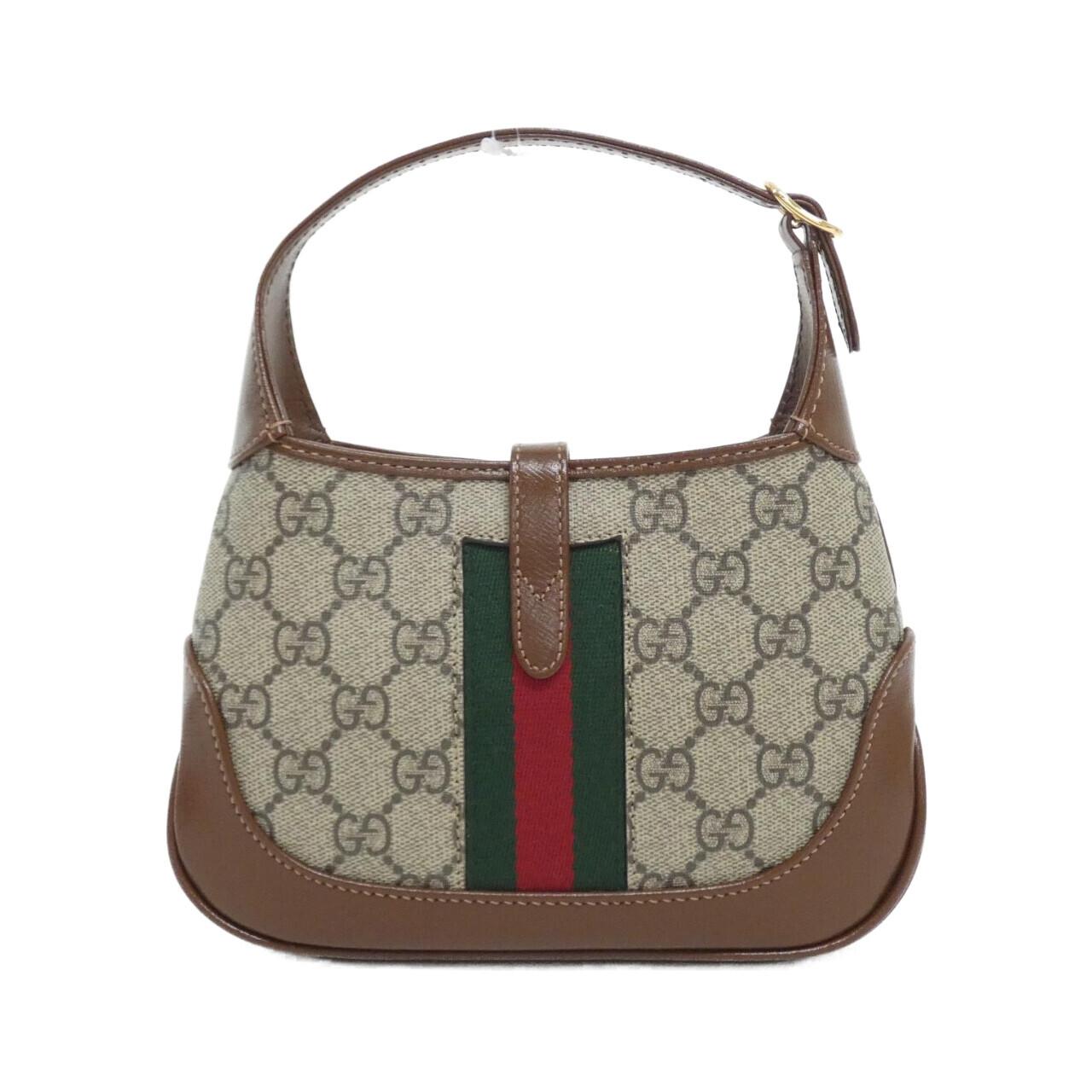 Gucci Jackie Supreme Bag Leather Canvas Travel Bag