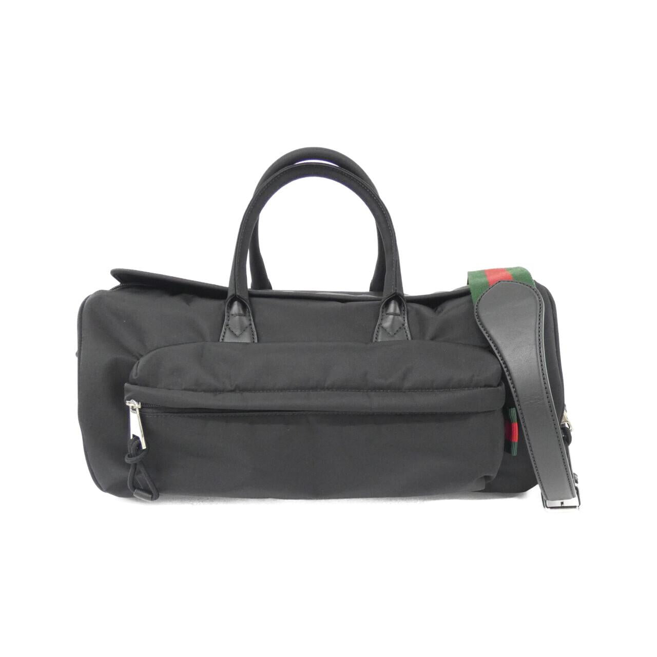 Gucci Fadul Boston Bag Nylon Travel Bag
