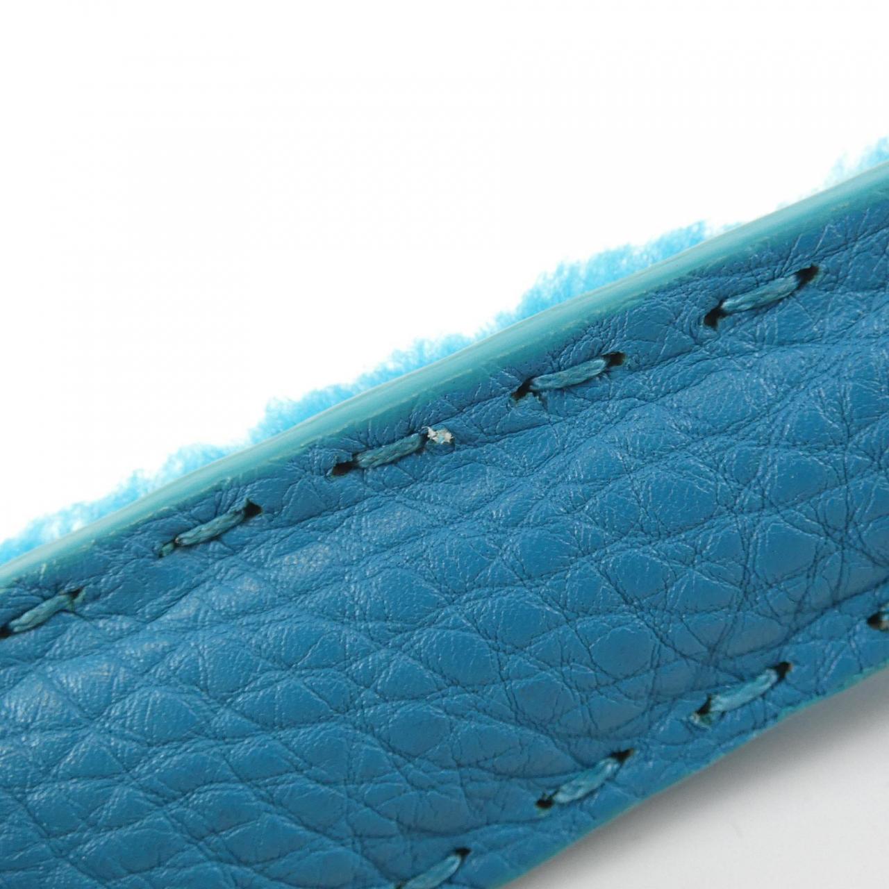 Fendi Strap You Fur Accessory Handbag Leather Mini Travel Bag