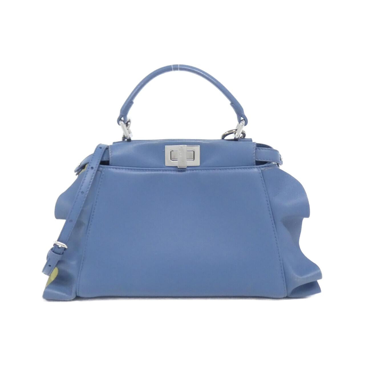 Fendi Peekaboo Bag Leather Mini Travel Bag