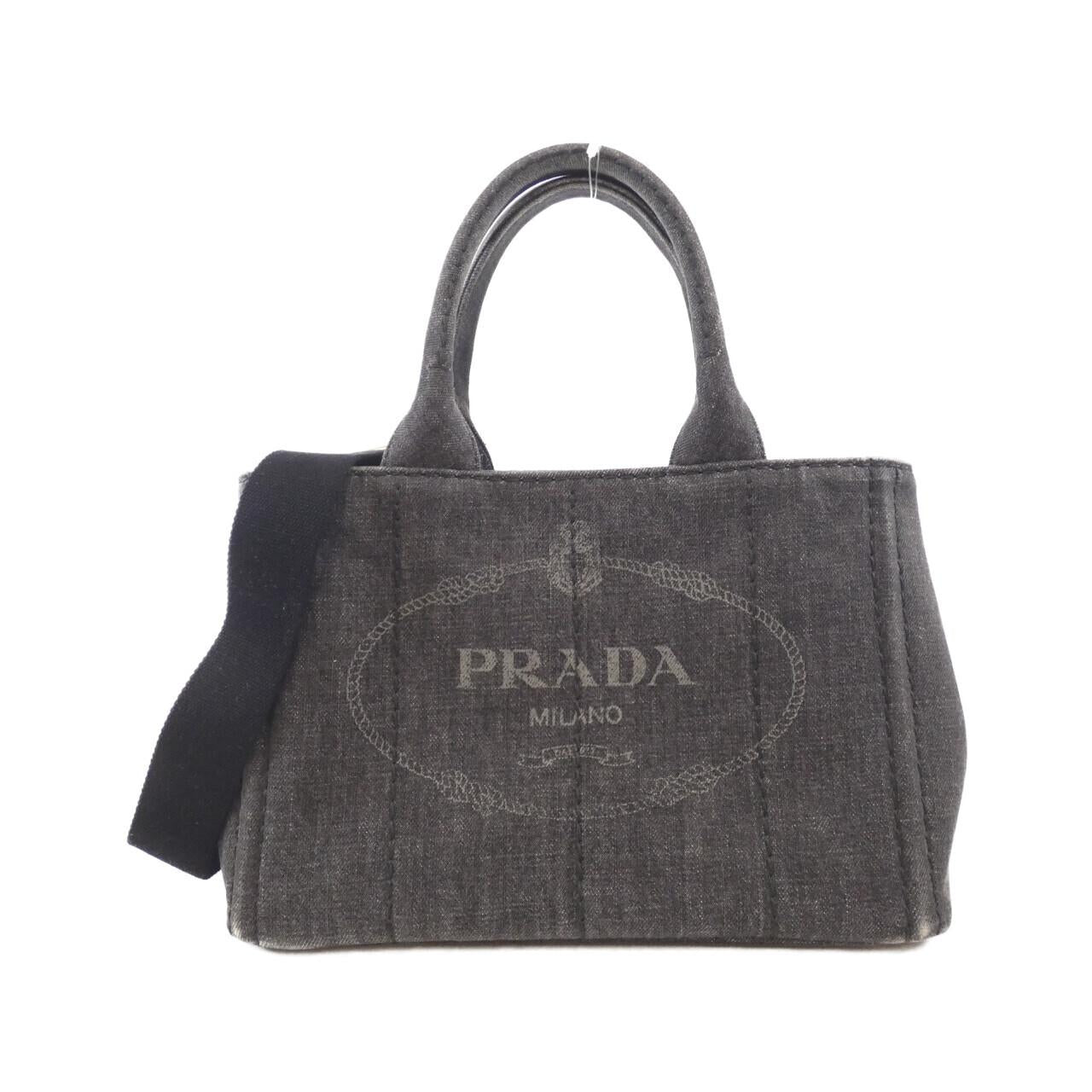 Prada 1Bg439 Bag Denim Travel Bag Denim Bag 1