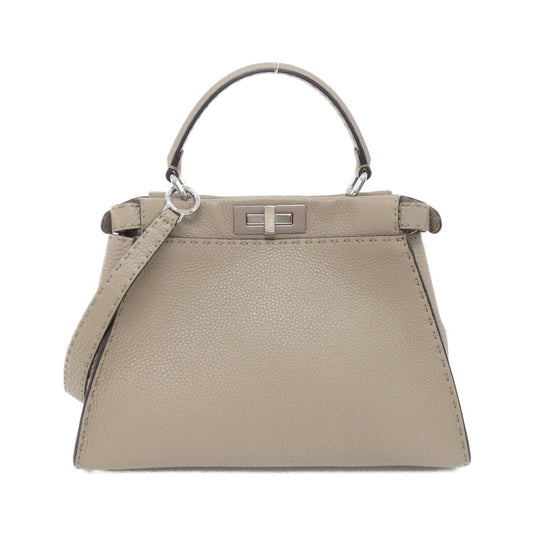 Fendi Selleria Peekaboo Calf Handbag Travel Bag Selleria Calf Bag