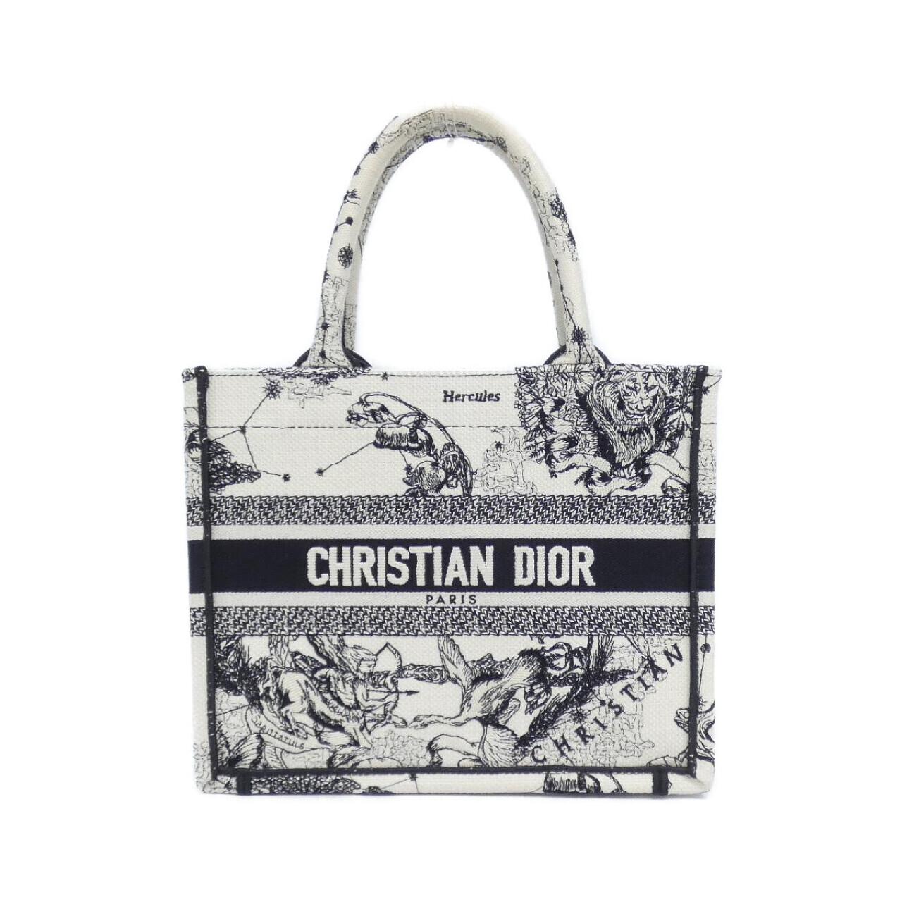 Dior Christian Toile De Jouy Zodiac Tote Bag Canvas