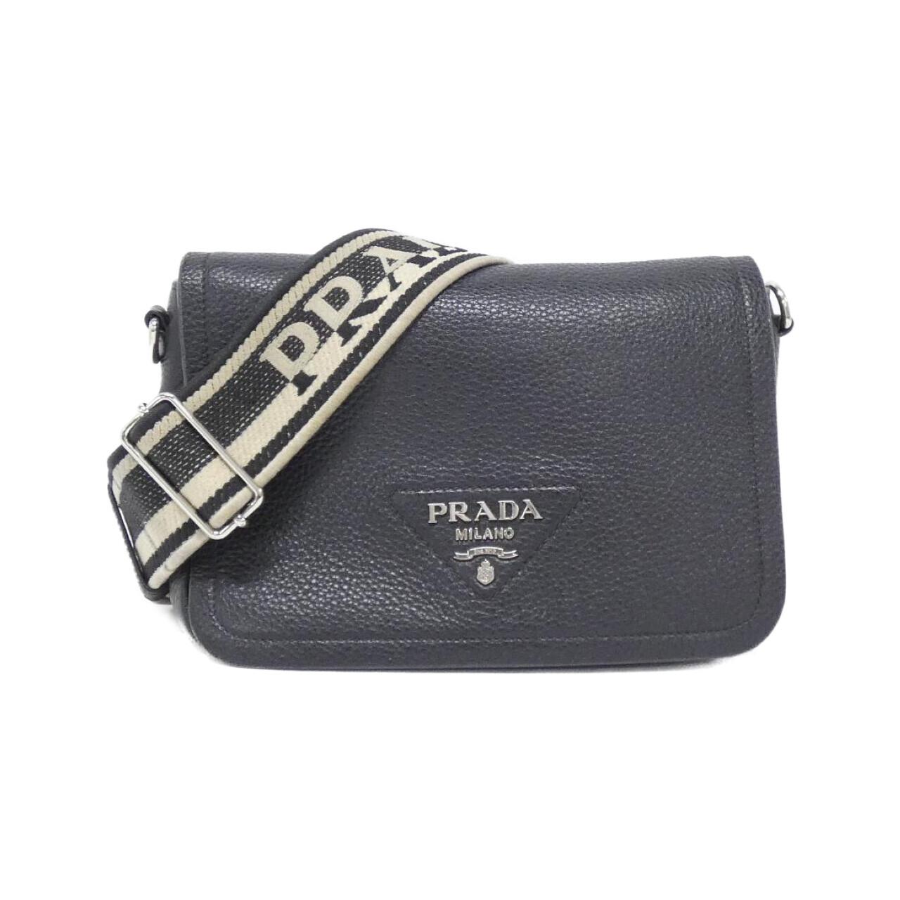 Prada 1Bd314 Vit Daino Soft Shoulder Bag