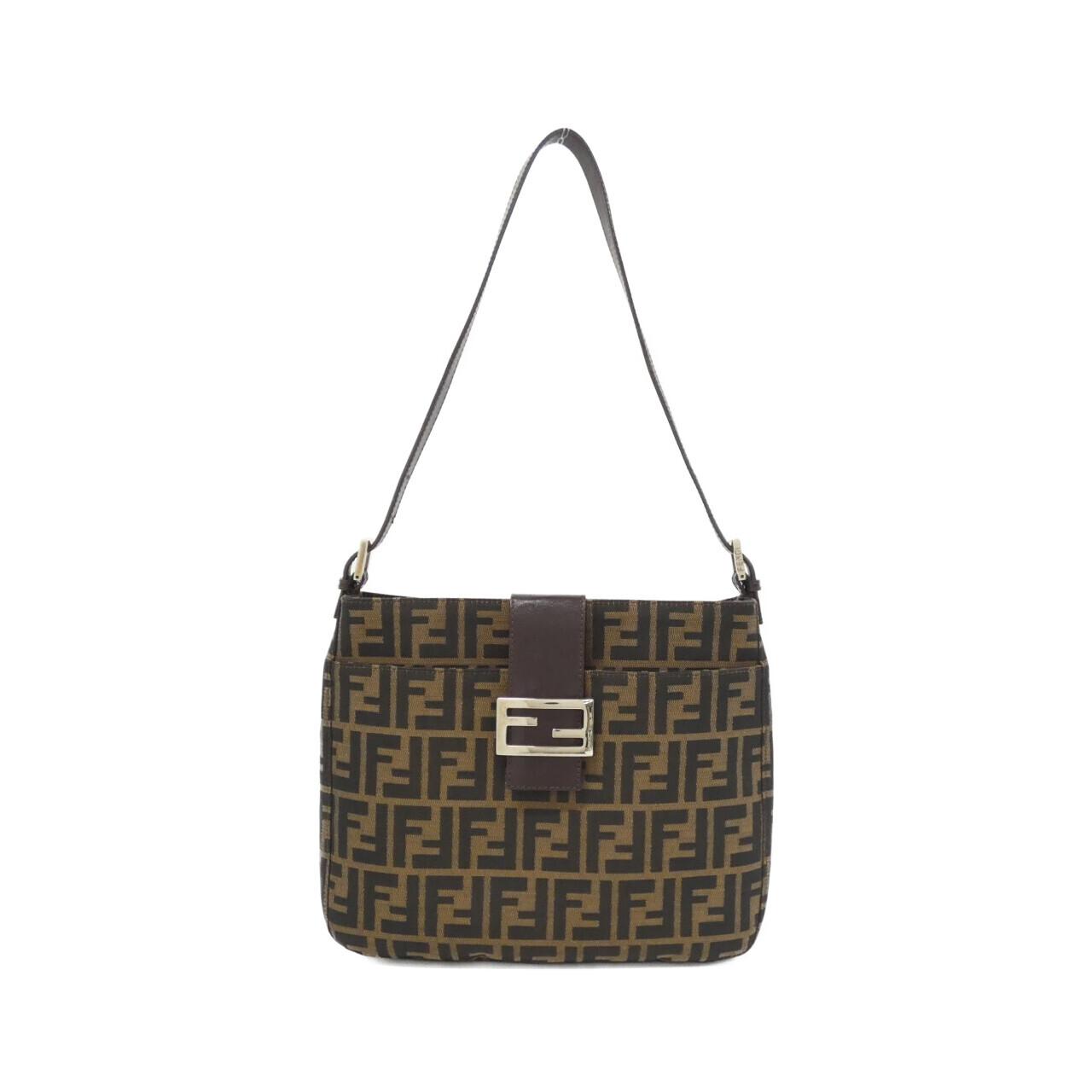 Fendi Shoulder Bag Canvas Canvas Shoulder Bag
