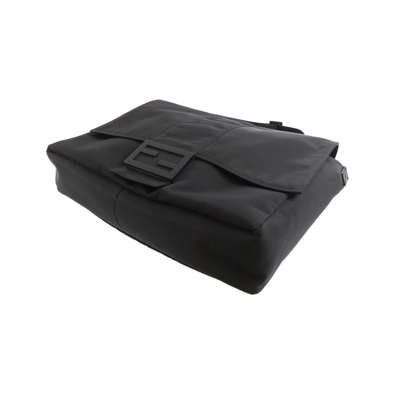 Fendi Baguette Messenger Shoulder Bag Nylon Large