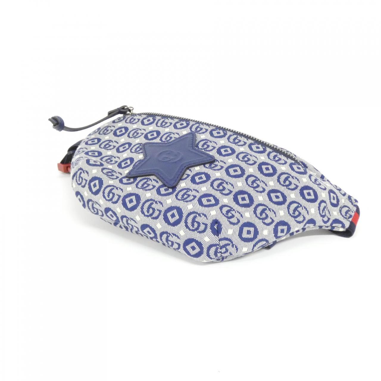 Gucci Double Geometric Cotton Waist Bag Travel Bag