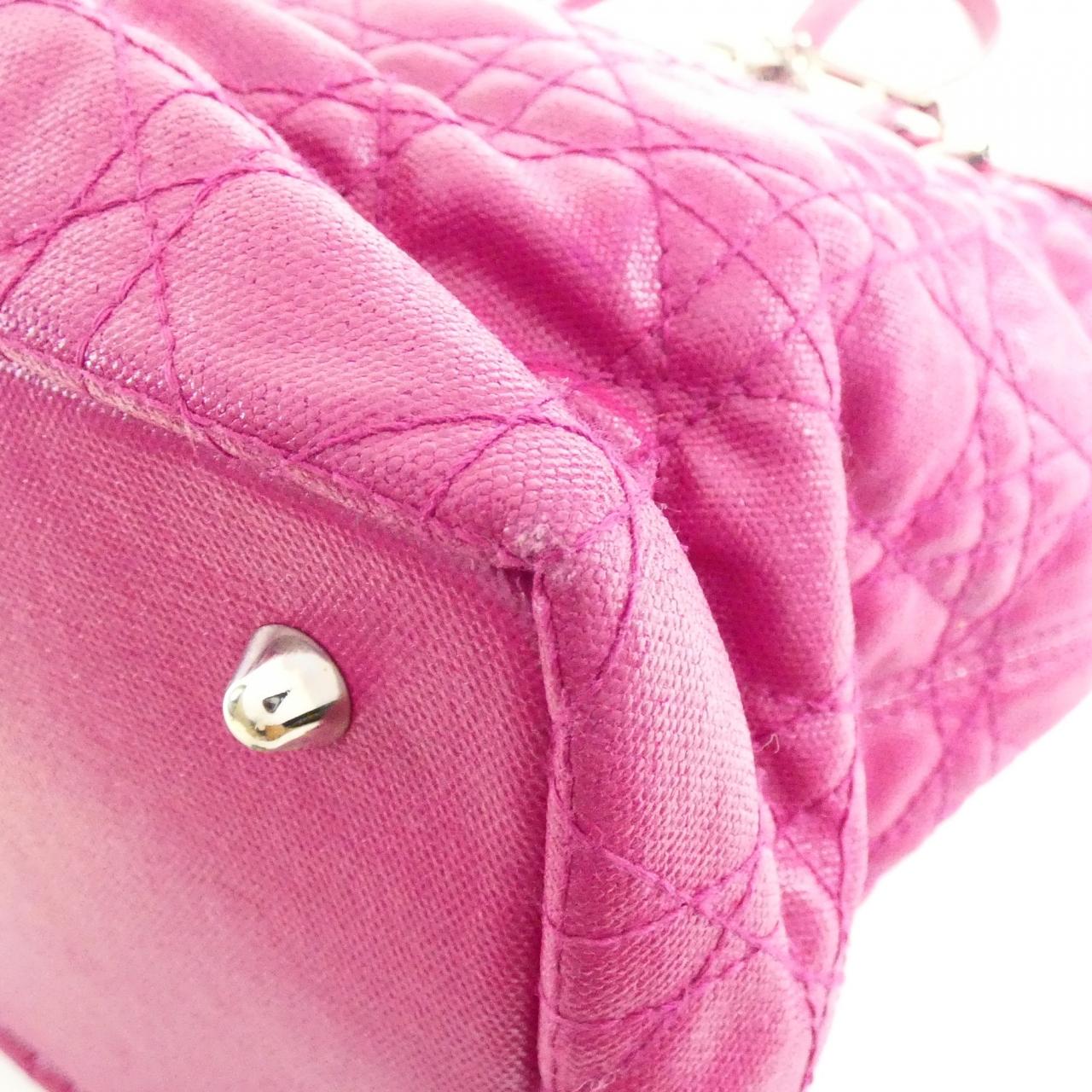 Dior Christian Panarea Coated Bag Canvas Travel Bag