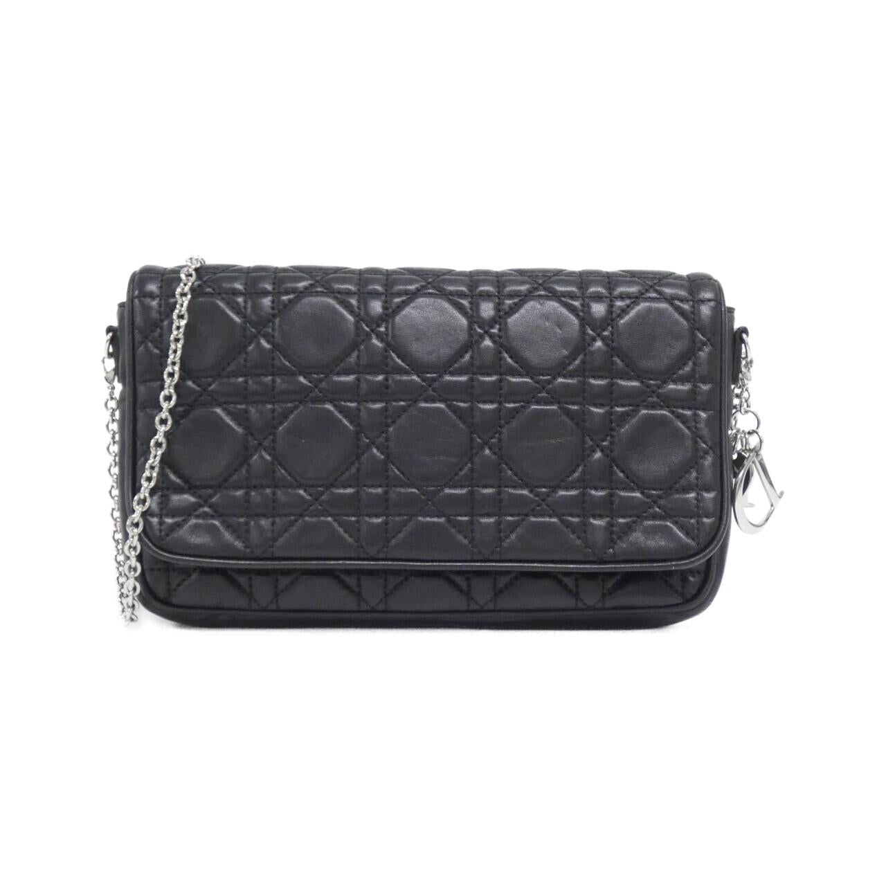 Dior Christian Shoulder Bag Leather Leather Shoulder Bag